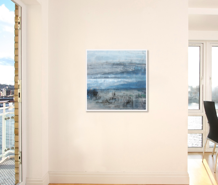 abstraction lanscape - exhibition painting