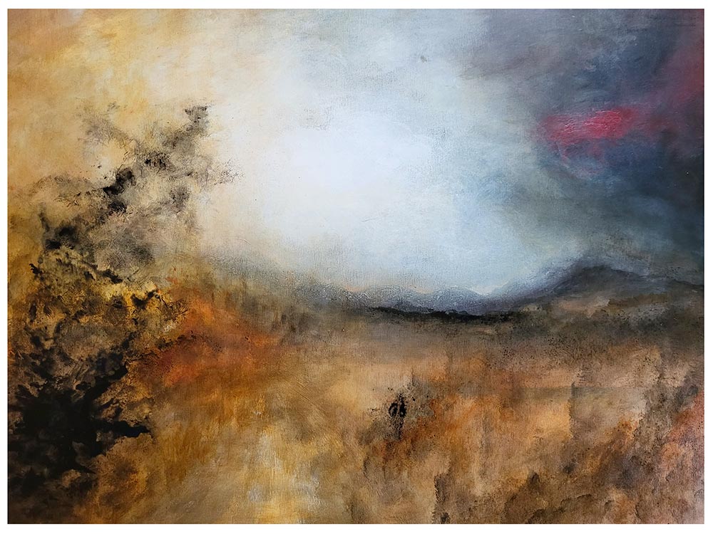 Francois Haguier/ Peinture abstraite paysage